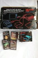 Sinclair ZX81 Computer Vintage - boxed + all leads, manual & Games + RAMPAK